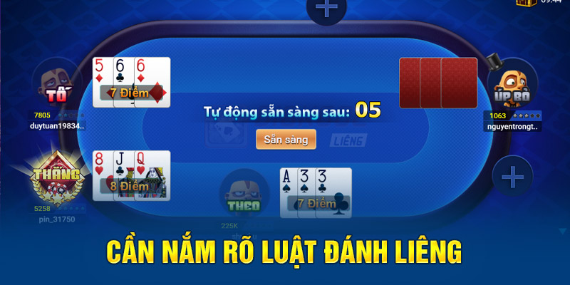 Game Bài Liêng Online - Bật Mí Chiến Thuật Chơi Hấp Dẫn 2 Cần nắm rõ luật đánh liêng